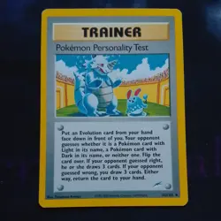 WOTC Pokemon Neo Destiny Pokemon Personality Test 102/105 VG vintage 2001 - Image 1