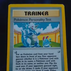 WOTC Pokemon Neo Destiny Pokemon Personality Test 102/105 VG vintage 2001 - Image 3