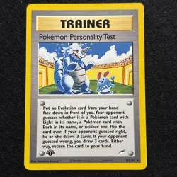 Pokemon Personality Test 102/105 - Neo Destiny 1st Edition - Image 1
