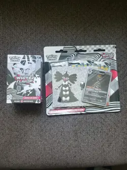 Pokemon White Flare Booster Bundle And Tech Sticker Collection New Sealed - Image 1