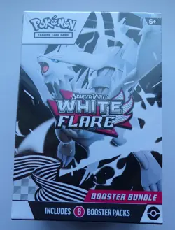 Pokemon TCG: Scarlet & Violet – White Flare Booster Bundle (6 Packs) – Sealed - Image 1