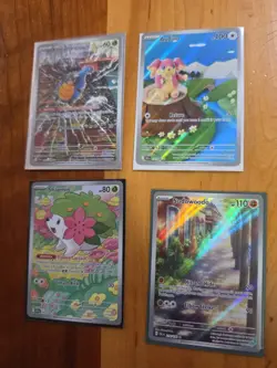 Pokemon TCG Full Art Lot!! 4 Cards! Great cards. NM. Audino, Karrablast!! NM. - Image 1