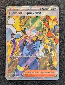 Clemont's Quick Wit 229/191 Ultra Rare Surging Sparks Pokemon Card - Image 1