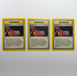 Pokemon TCG PlusPower Base Set #84/102 3-Card Lot WOTC Vintage 1999 - Image 1