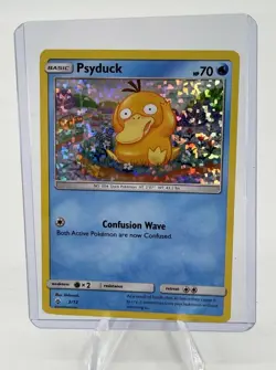 2018 Pokemon Nintendo Psyduck 002/012 McDonald's Holo Card RARE - Image 1