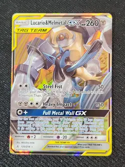 2019 Pokemon - Lucario and Melmetal GX - SM Unbroken Bonds Card 120/214 NM - Image 1