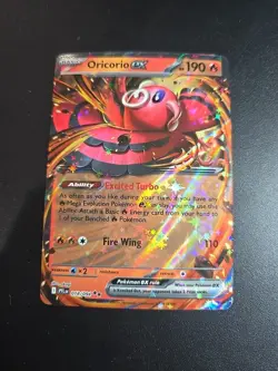 Pokemon Card Oricorio Ex 018/094 Phantasmal Flames Double Rare Holo M/NM - Image 1