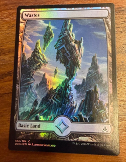 FOIL FULL ART Wastes #184 ~ Oath of the Gatewatch [ NM] [ Magic MTG ] - Image 1