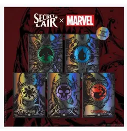 Magic The Gathering Secret Lair Spiderman Mana Symbiote Raised Foil Edition - Image 1