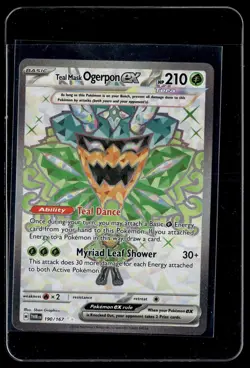 Pokemon TCG SV06: Twilight Masquerade #190/167 Teal Mask Ogerpon ex - Image 1