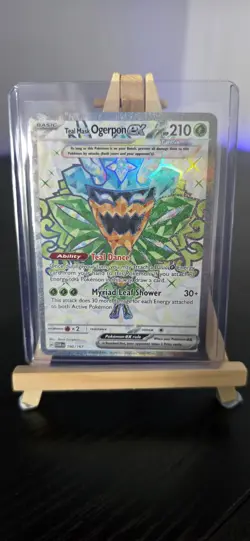 Pokemon TCG - Teal Mask Ogerpon Ex 190/167 - Twilight Masquerade - Image 1