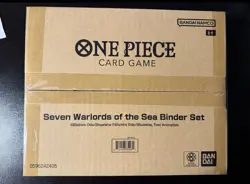 One Piece Card Game Seven Warlords Of The Sea Binder Set - English SEALED - Image 1