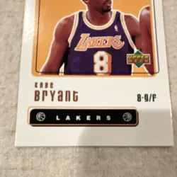 1999-00 Retro Upper Deck Kobe Bryant #8 Los Angeles Lakers Basketball Card - Image 3