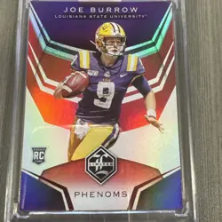 2020 Panini Chronicles Draft Picks-Limited Phenoms Joe Burrow #1 Mirror Red (RC) - Image 1