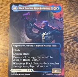 MTG Marvel King T'Challa & Black Panter Hope enduring Mythic Foil 2 ENG 0346 - Image 1