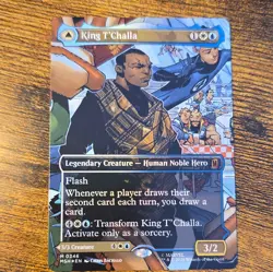 MTG Marvel King T'Challa & Black Panter Hope enduring Mythic Foil 2 ENG 0346 - Image 2