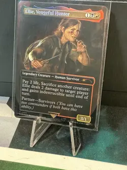 MTG Ellie, Vengeful Hunter - Foil - New/Unplayed - The Last of Us Secret Lair - Image 1