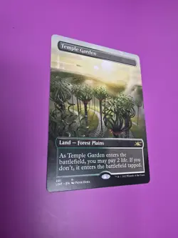 Temple Garden 281 Borderless R Unfinity UNF EN 2022 MTG Magic Land Card - LP+ - Image 3