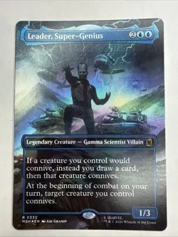 Leader, Super-Genius (Borderless) Marvel Super Heroes Foil NM - Image 1