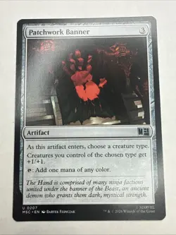 Patchwork Banner - NM - Commander: Marvel Super Heroes - MTG - MSC - Image 1