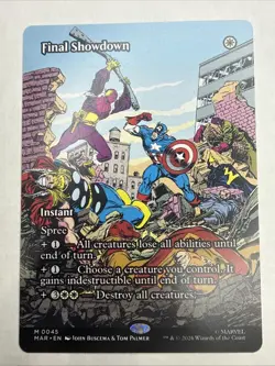 Final Showdown (Borderless) Marvel Universe Eternal-Legal Regular NM - Image 1
