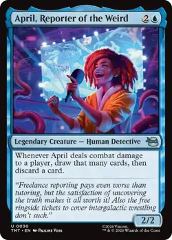 April, Reporter of the Weird Foil 30 TMT NM U - Image 1