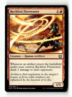 Reckless Fireweaver 126 Common Kaladesh Magic: The Gathering Near Mint - Image 1