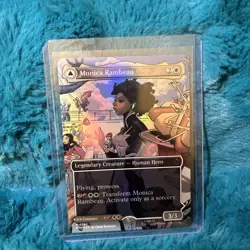 Monica Rambeau Photon, Living Light Borderless Marvel Super Heroes Foil 345 - Image 1