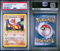 WOTC Pokemon PSA 9 1999 Base Set Shadowless Charmeleon 24/102 English - Image 3