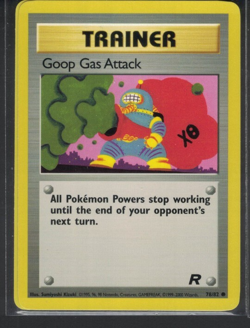 Pokemon Team Rocket Goop Gas Attack Trainer 78/82 Common LP - Image 1