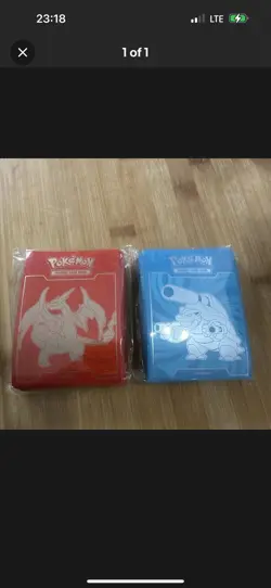 2016 XY Evolutions Mega Charizard Blastoise (65) Card Sleeve set ETB Pokemon NEW - Image 1