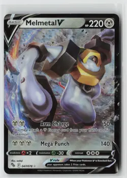 Melmetal V Holo Ultra Rare Pokemon GO 047/078 NM - Image 1