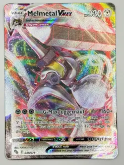 Melmetal VMAX Pokemon GO 048/078 Ultra Rare PTCG NM - Image 1
