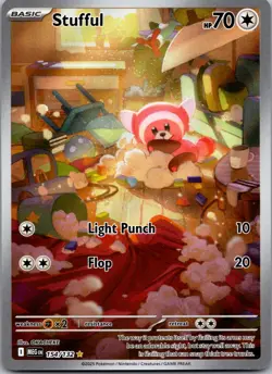 Stufful - 154/132 Illustration Rare ME01: Mega Evolution Pokemon TCG - Image 1