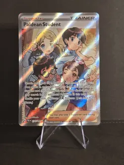 Paldean Student 230/091 Ultra Rare Full Art - Paldean Fates PAF Pokemon NM - Image 1