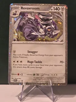 Revavroom SVP 121 Cosmos Holo Black Star Promo Pokemon TCG Card LP - Image 1