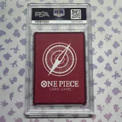 Monkey D Luffy OP01-003 PSA 10 Leader Parallel Romance Dawn One Piece Card UK - Image 3