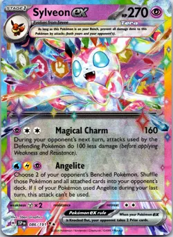Sylveon ex 086/191 Double Rare Surging Sparks Pokemon Card NM - Image 1