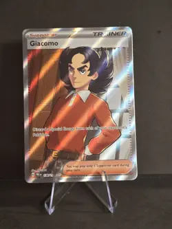 Giacomo 138/131 Ultra Rare Full Art Trainer - Prismatic Evolutions PRE Pokemon - Image 1