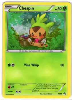 Chespin (Collector Chest) XY88 Holo Promo XY Promo Pokemon Holo Near Mint - Image 1