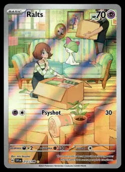 2023 SV01: Scarlet & Violet Base Set Ralts - 211/198 Illustration Rare #211/198 - Image 1