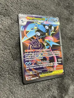Mega Greninja EX 100/086 Full art Pokemon Chaos Rising Ultra Rare Holo - Image 3