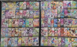 Japanese Pokemon Bulk [100 RR] Random Lot V/EX Cards - Image 1