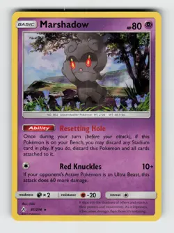 Marshadow 81/214 - Pokemon - Unbroken Bonds - Holo Rare - NM - Image 1