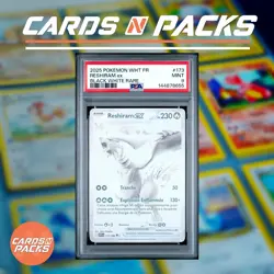 Carte Pokemon Reshiram ex 173/86 EV10.5 Flamme Blanche PSA 9 ✨ - Image 1