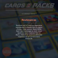 Carte Pokemon Reshiram ex 173/86 EV10.5 Flamme Blanche PSA 9 ✨ - Image 4