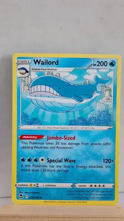 Wailord [LP] - Pokemon TCG Silver Tempest 038/195 [Uncommon] - Image 1