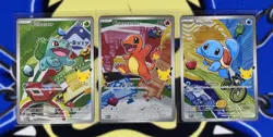 Pokemon TCG Mega Evolution Black Star Promos #037,038,039 NM Kanto Starters - Image 1