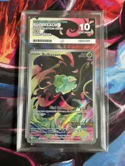 Pokemon Cards - Bulbasaur Mega Evolution Stamped Promo 133/132 - ACE 10 - Image 1