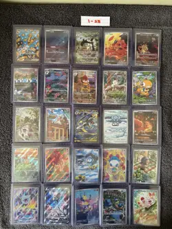 Pokemon card bundle, collection of 92 cards, illustration rare, SIR, promo. - Image 1